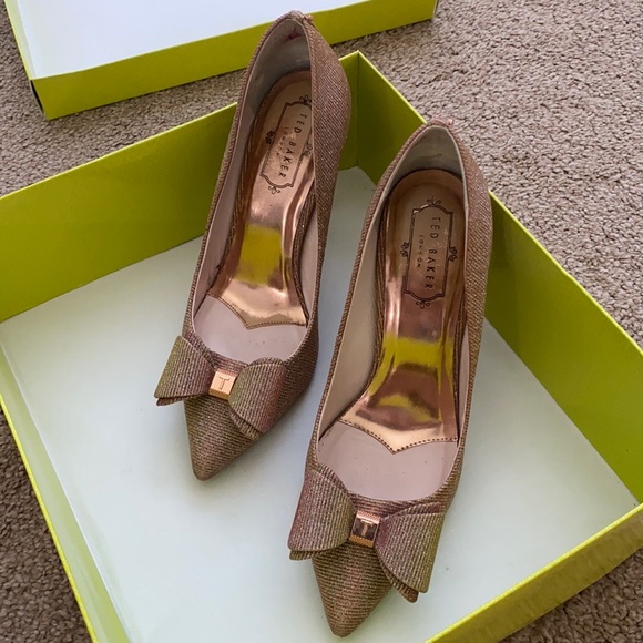 Ted Baker London Pink Bow Heels in women’s size 38 - Picture 6 of 6